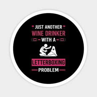 Wine Drinker Letterboxing Magnet